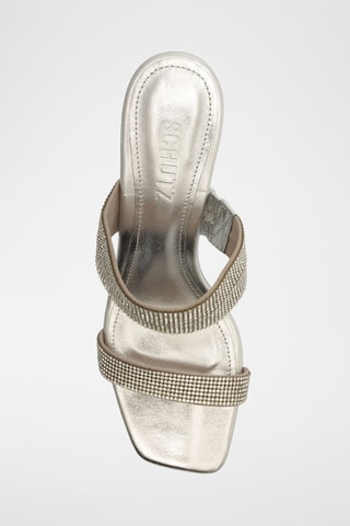 Sandalias de tacón - Plateado