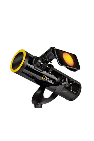 Telescopio 76/350, filtro solar y adaptador para smartphone - National Geographic