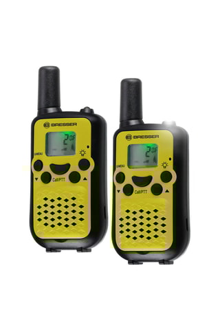 Walkie-talkies recargables - Verde - Desde 8 años - Bresser