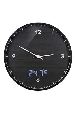 Reloj - 24 cm - Negro