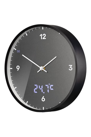 Reloj - 24 cm - Antracita y negro