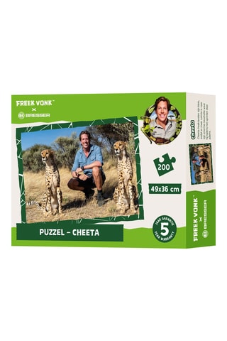 Puzle Freek Vonk y dos guepardos - 200 piezas - Desde 8 años