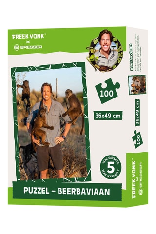 Puzle Freek Vonk con babuinos - 100 piezas - Desde 8 años