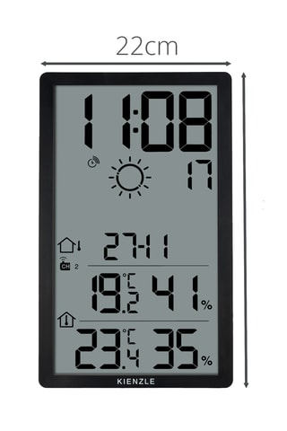 Reloj Jumbo Neo - 22 x 37 x 2,8 cm - Negro