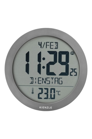 Reloj - 20,5 x 20,5 x 20,5 cm - Gris