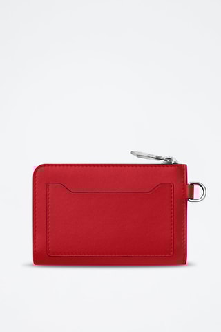 Leren Pasjeshouder - Rood