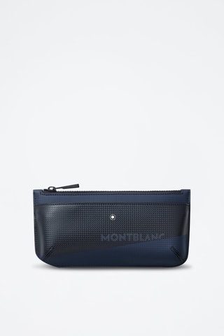 Leren Clutch Blauw