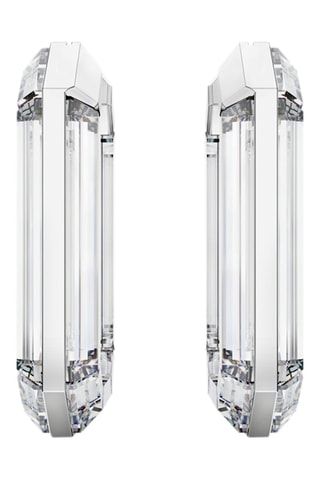 Créoles Lucent - Argenté et blanc