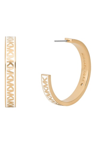 Argolas - Dourado e branco