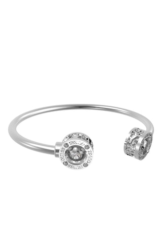 Open Armband Solitaire - Zilverkleurig