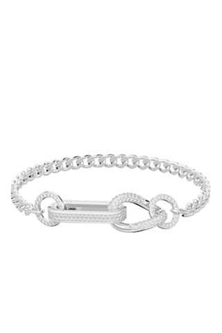 Pulseira Dextera - Prateado e branco