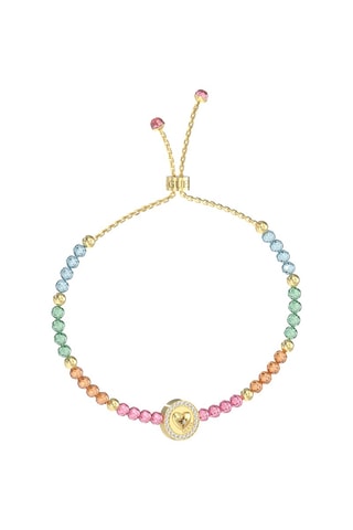 Armband Arm Party - Goudkleurig en Roze