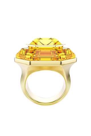 Anel com cristais Swarovski - Banhado a ouro amarelo