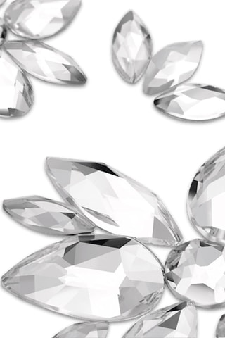 Bijoux de corps adhésifs en cristaux Swarovski - Blanc