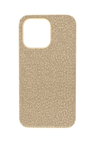 Capa iPhone 13 Pro com cristais Swarovski High - Dourado