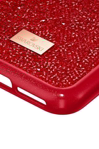 Capa iPhone 11 pro com cristais Swarovski Glam Rock - Vermelho