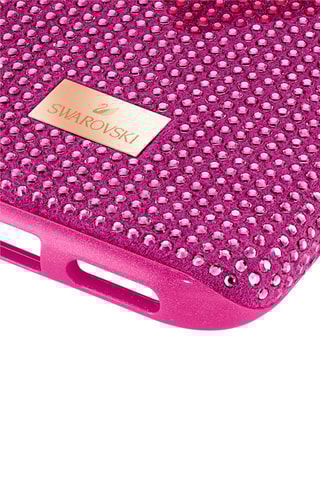 Capa iPhone X Max com cristais Swarovski - Rosa