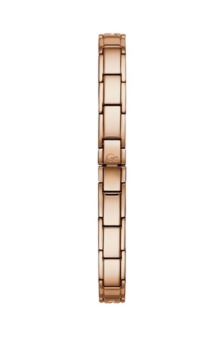 Stalen Quartz Horloge Zilverkleurig en Roségoudkleurig