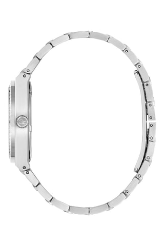 Stalen Quartz Horloge Zilverkleurig