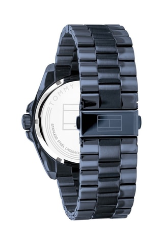 Stalen Quartz Horloge Riley - Blauw