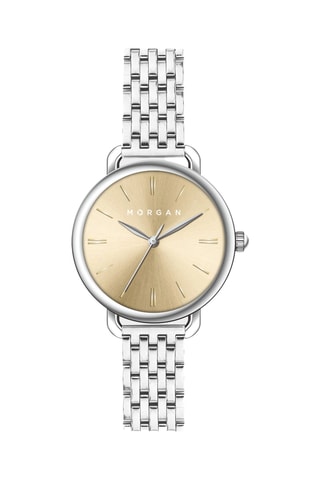 Stalen Quartz Horloge - Zilverkleurig