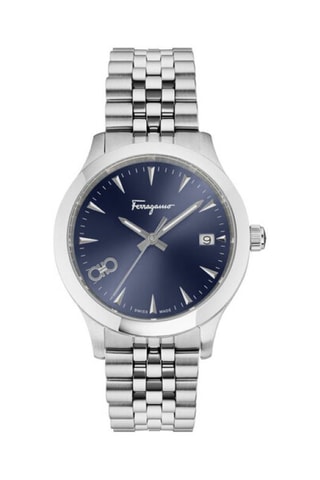 Stalen Quartz Horloge - Zilverkleurig