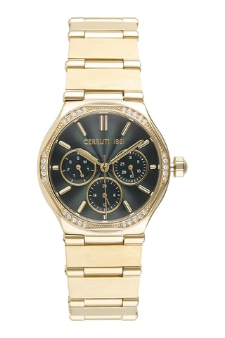 Montre à quartz en acier Rendinara - Doré