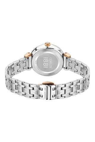 Stalen Quartz Horloge - Zilverkleurig en Goudkleurig