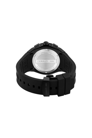 Siliconen Quartz Horloge Ruscello - Chronograaf - Zwart en Antraciet