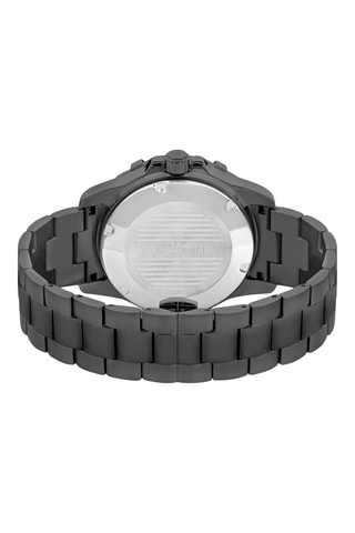 Stalen Quartz Horloge Vallelaghi - Tachymeter - Donkergrijs