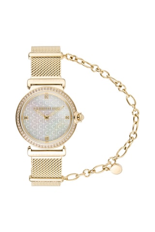 Stalen Quartz Horloge Corniglia - Roze