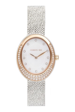Stalen Quartz Horloge Nemi - Roze