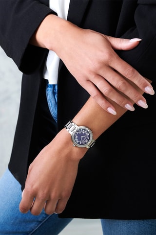 Stalen Quartz Horloge Gardena - Zilverkleurig