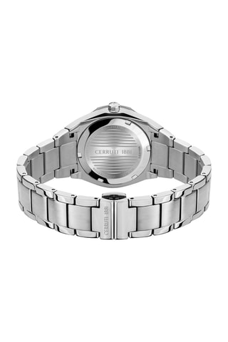 Stalen Quartz Horloge met Parelmoer en Swarovski Kristallen Ruscello - Antraciet en Antraciet