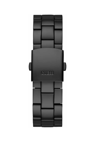 Montre à quartz en acier - Noir