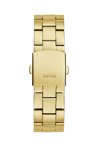 Stalen Quartz Horloge Goudkleurig