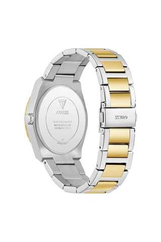 Relógio de quartzo em aço - Prateado e dourado