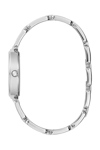 Stalen Quartz Horloge Zilverkleurig