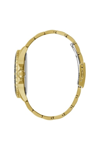 Relógio de quartzo em aço - Dourado e preto