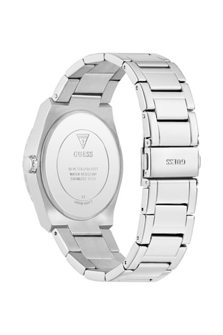 Relógio de quartzo em aço - Prateado