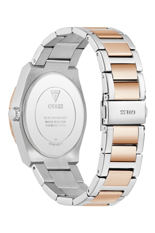 Relógio de quartzo banhado a ouro rosa