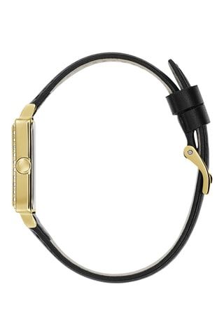 Set Leren en Silicone Quartz Horloge en Horlogeband