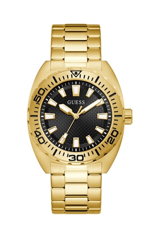 Stalen Quartz Horloge - Goudkleurig en zwart