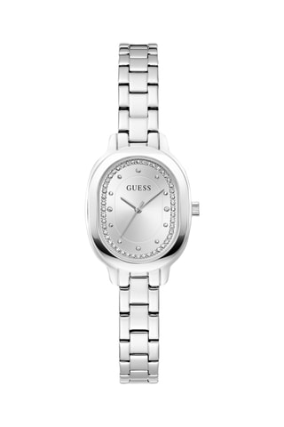 Stalen Quartz Horloge - Zilverkleurig