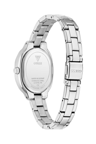 Stalen Quartz Horloge - Zilverkleurig