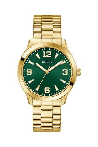 Relógio de quartzo em aço - Dourado e verde