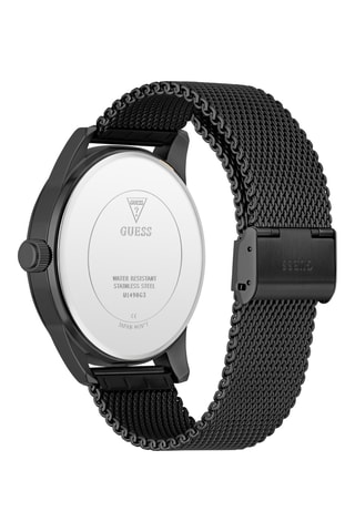 Relógio de quartzo em aço - Preto