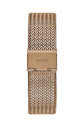 Stalen Quartz Horloge Roségoudkleurig