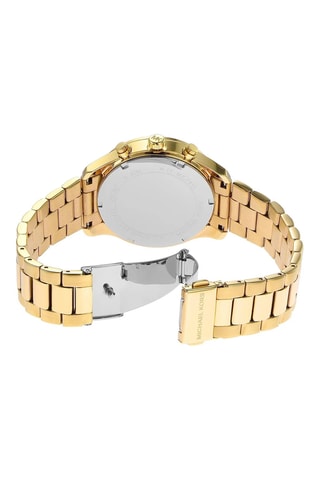 Stalen Quartz Horloge - Chronograaf - Goudkleurig