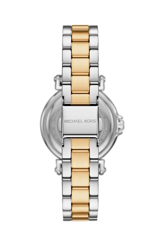 Stalen Quartz Horloge - Zilverkleurig en Goudkleurig